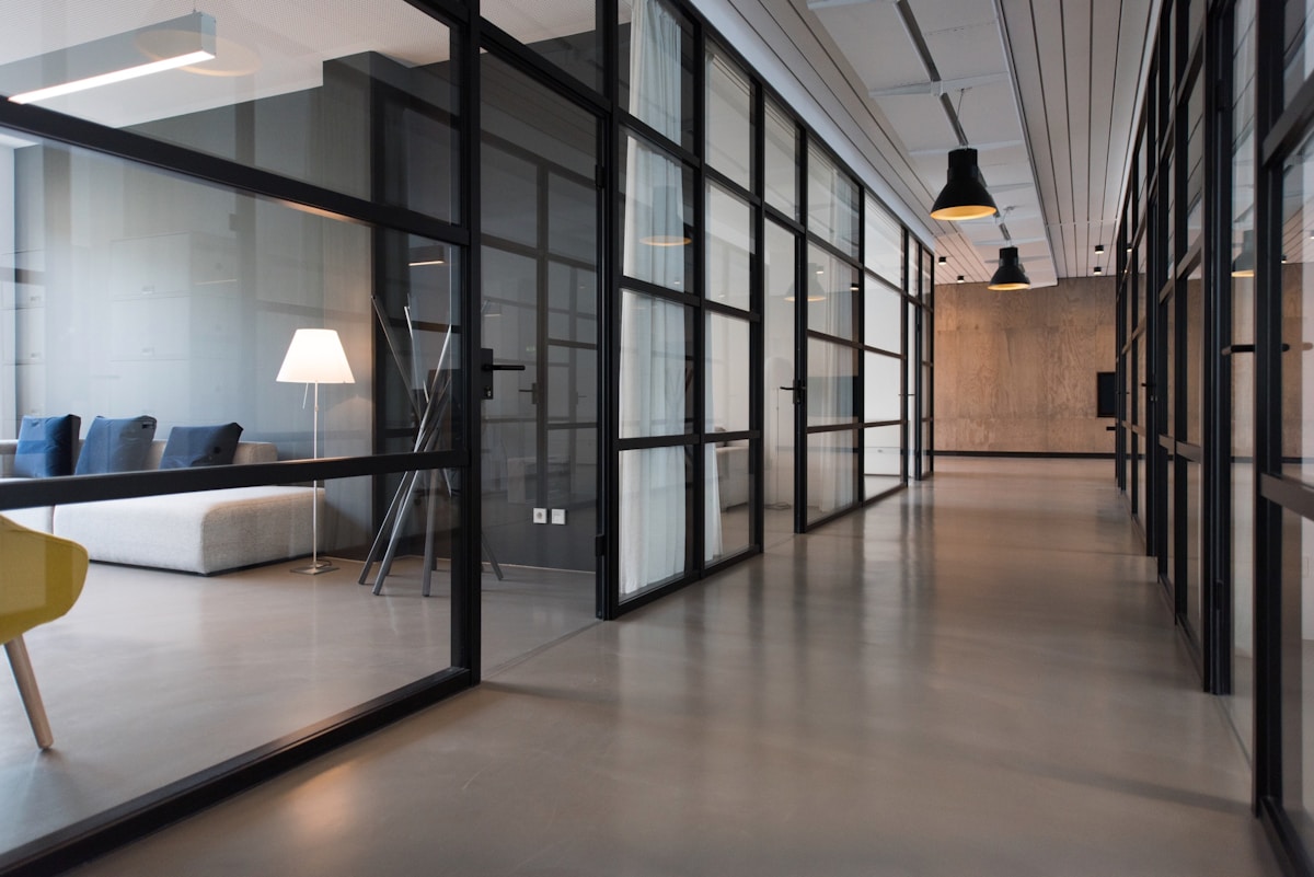 Bright office space